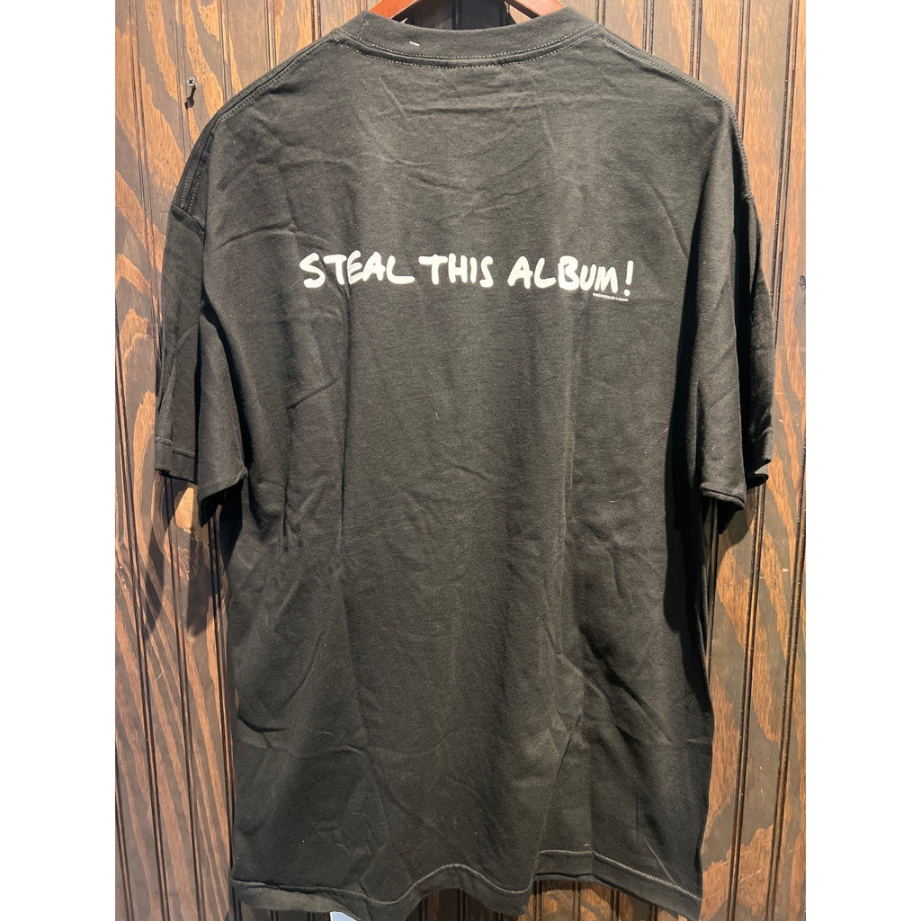 System of a Down Escucha A System of a Down Black Graphic Band Tee Shirt