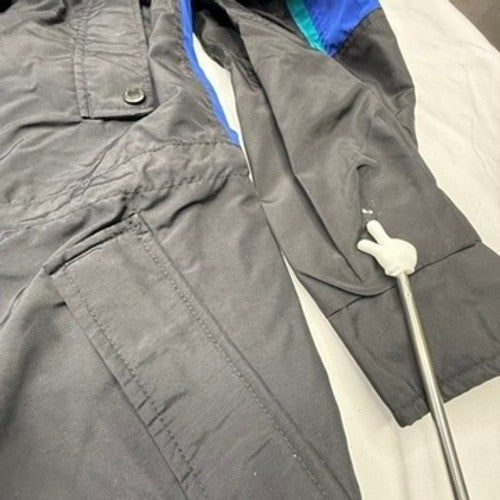 Columbia Sportswear Company Jacket Mens Size M Black Teal Blue Longs Peak