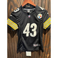 Nike Pittsburgh Steelers Troy Polamalu 43 Jersey Black Mens Small NFL Football