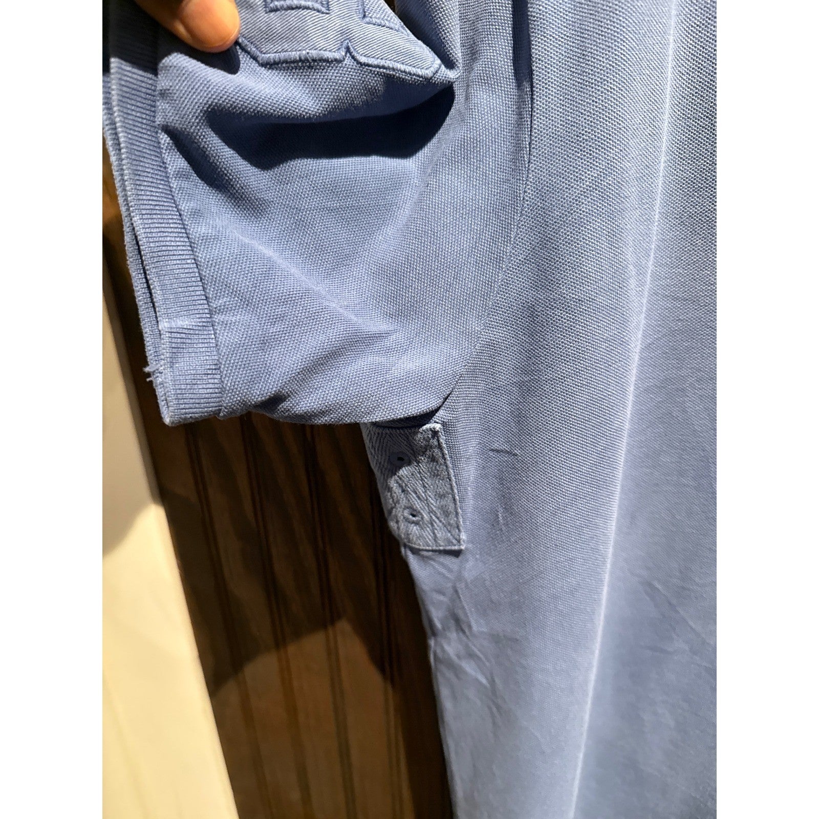 Polo Ralph Lauren Mens Big Pony Polo Shirt Blue Short Sleeve Size XL 24x31