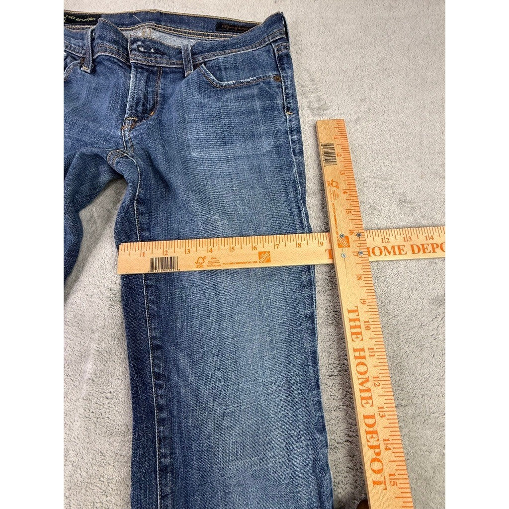 Citizens of Humanity Ingrid 002 Low Waist Flare Jeans Blue Stretch Size 29 USA