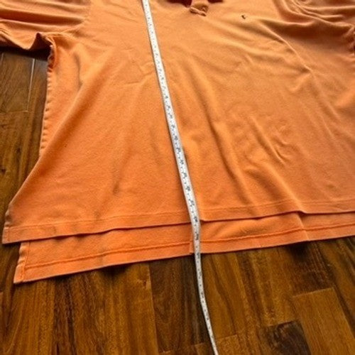 Polo Ralph Lauren Mens Orange Short Sleeve Pony Logo Polo Shirt XL