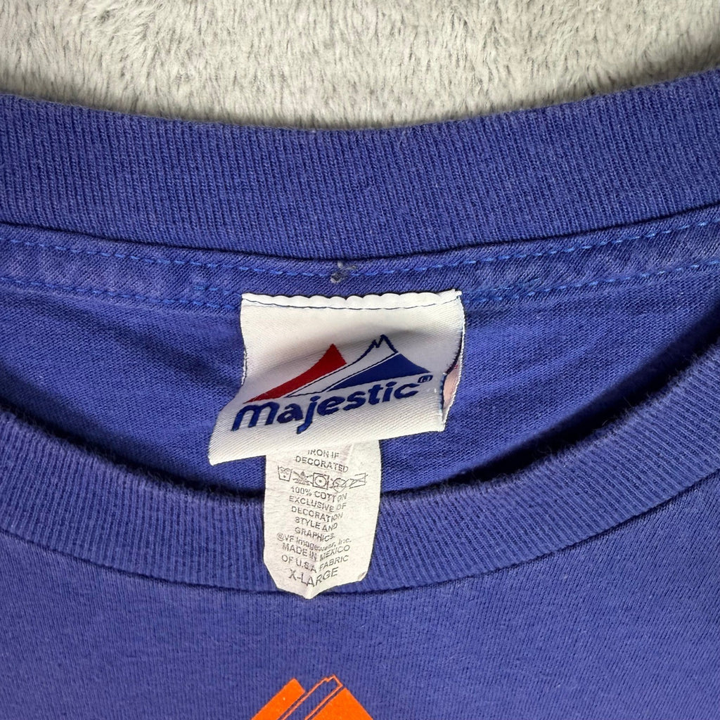 Majestic New York Mets David Wright 5 Baseball T Shirt Men's XL Blue Orange