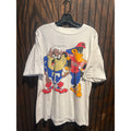 Vintage Looney Tunes Taz Daffy Duck Clearwater Beach Florida T-Shirt White XL
