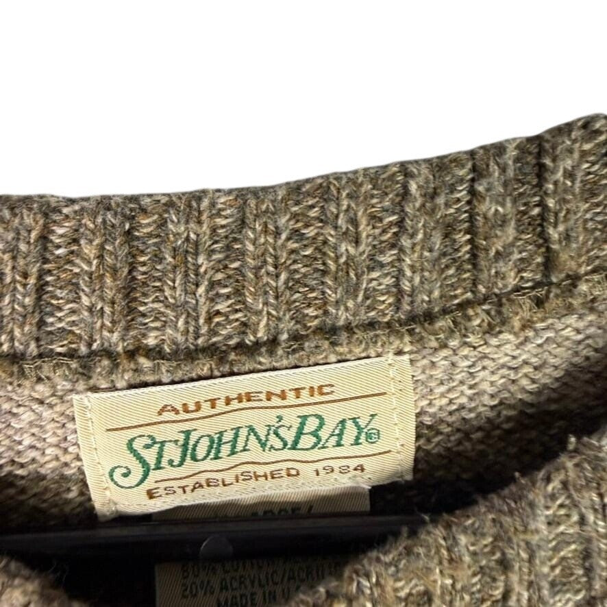 vintage St. John's Bay men's crewneck sweater from the 1990s XL