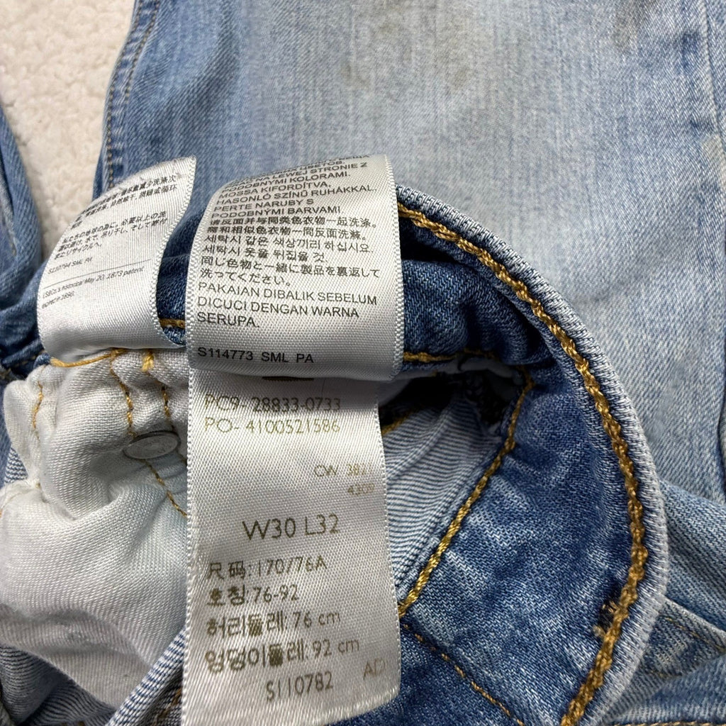 Levi Strauss 512 Slim Taper Jeans Mens W30 L32 Blue Denim