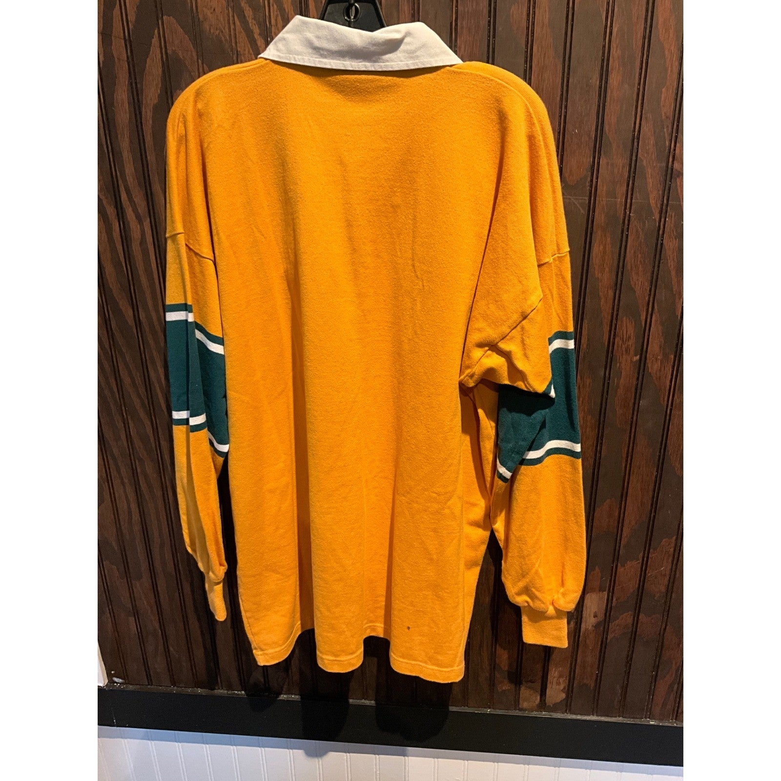 Vintage Canterbury Australian Rugby Wallabies Jersey XXL Gold Vodafone Australia