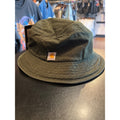 Carhartt WIP Script Bucket Hat Olive Green Ripstop Cotton Workwear Sun Hat NEW