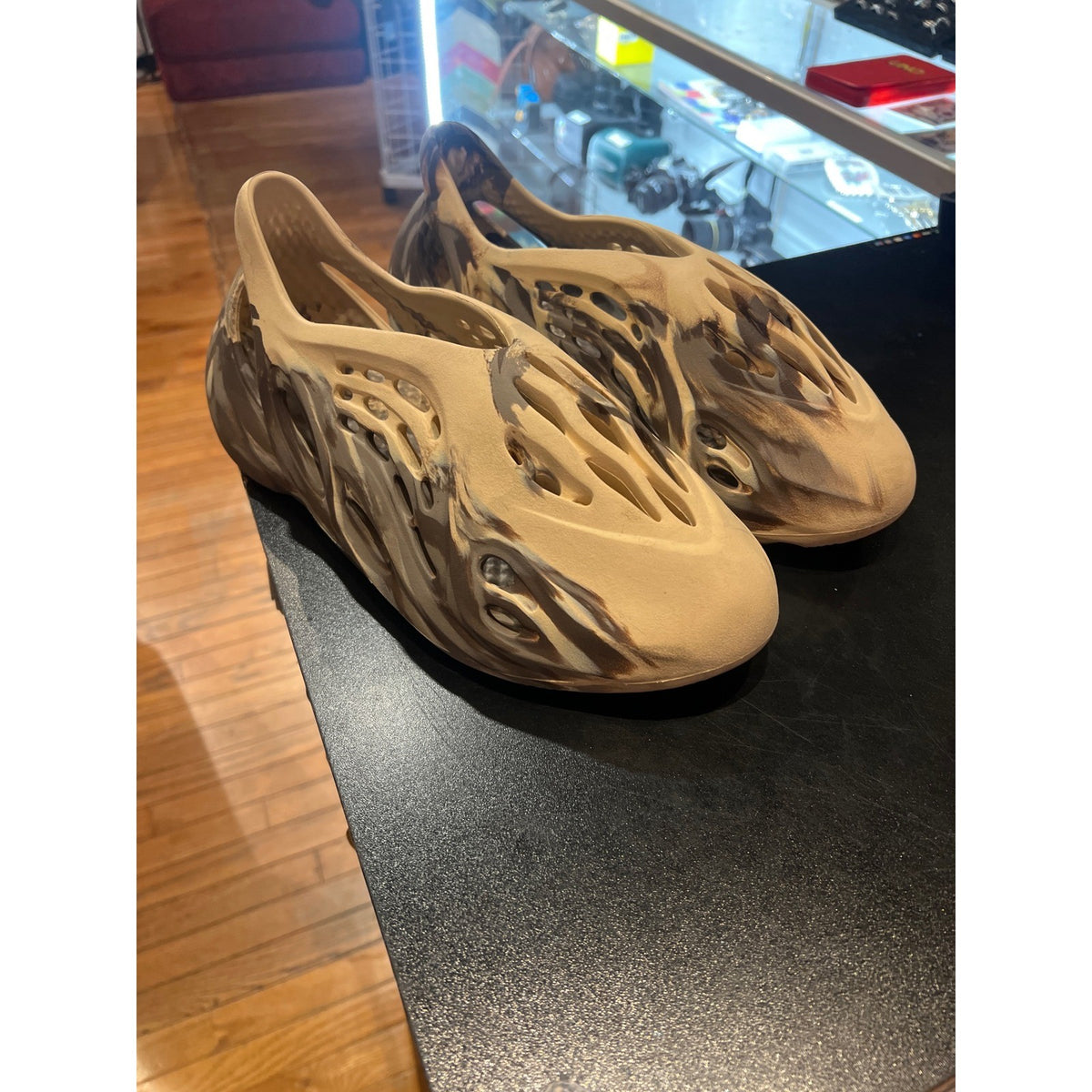Adidas Yeezy Foam Runner MX Cream Clay GX3874 Marbled Tan Brown Sneakers