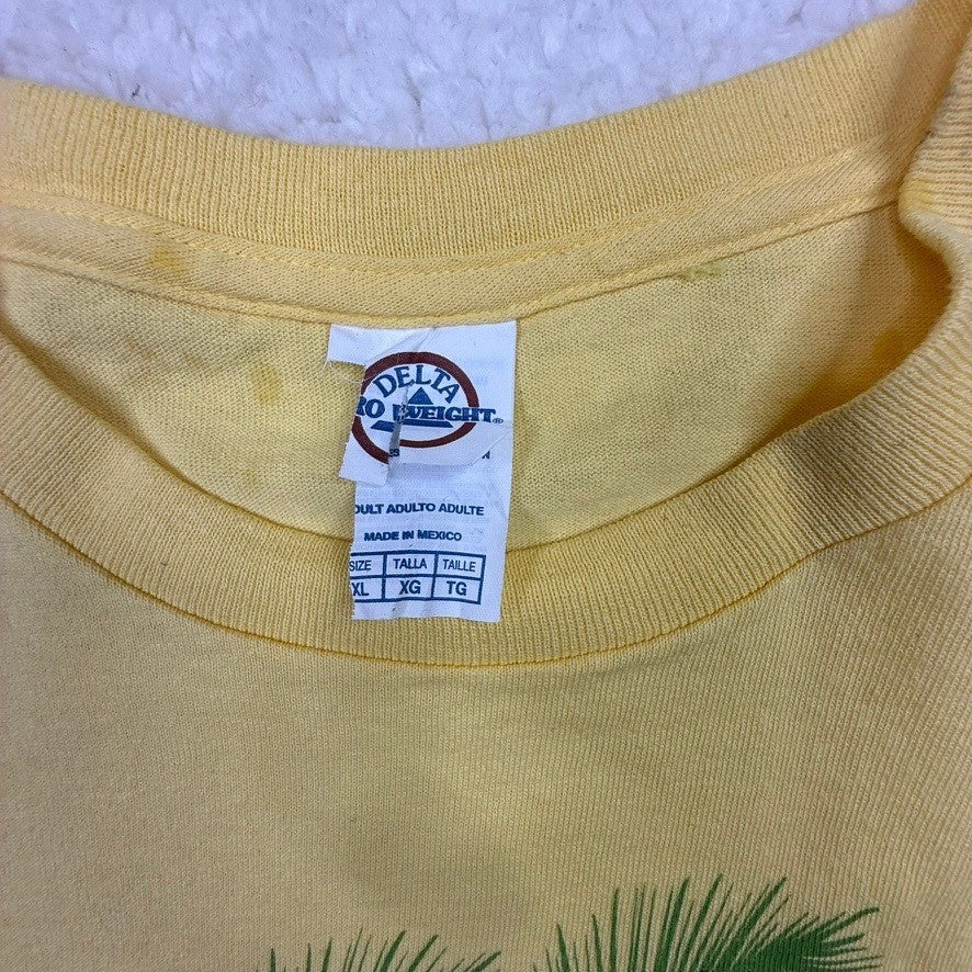 Carnival Official Certified License to Chill Yellow T Shirt Mens XL Graphic Tee
