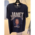 Janet Jackson Together Again Tour T-Shirt Navy Blue Graphic Concert Tee XL 18x28
