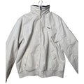 Tommy Hilfiger White Full Zip Jacket Men's L/G Hooded Windbreaker Vintage