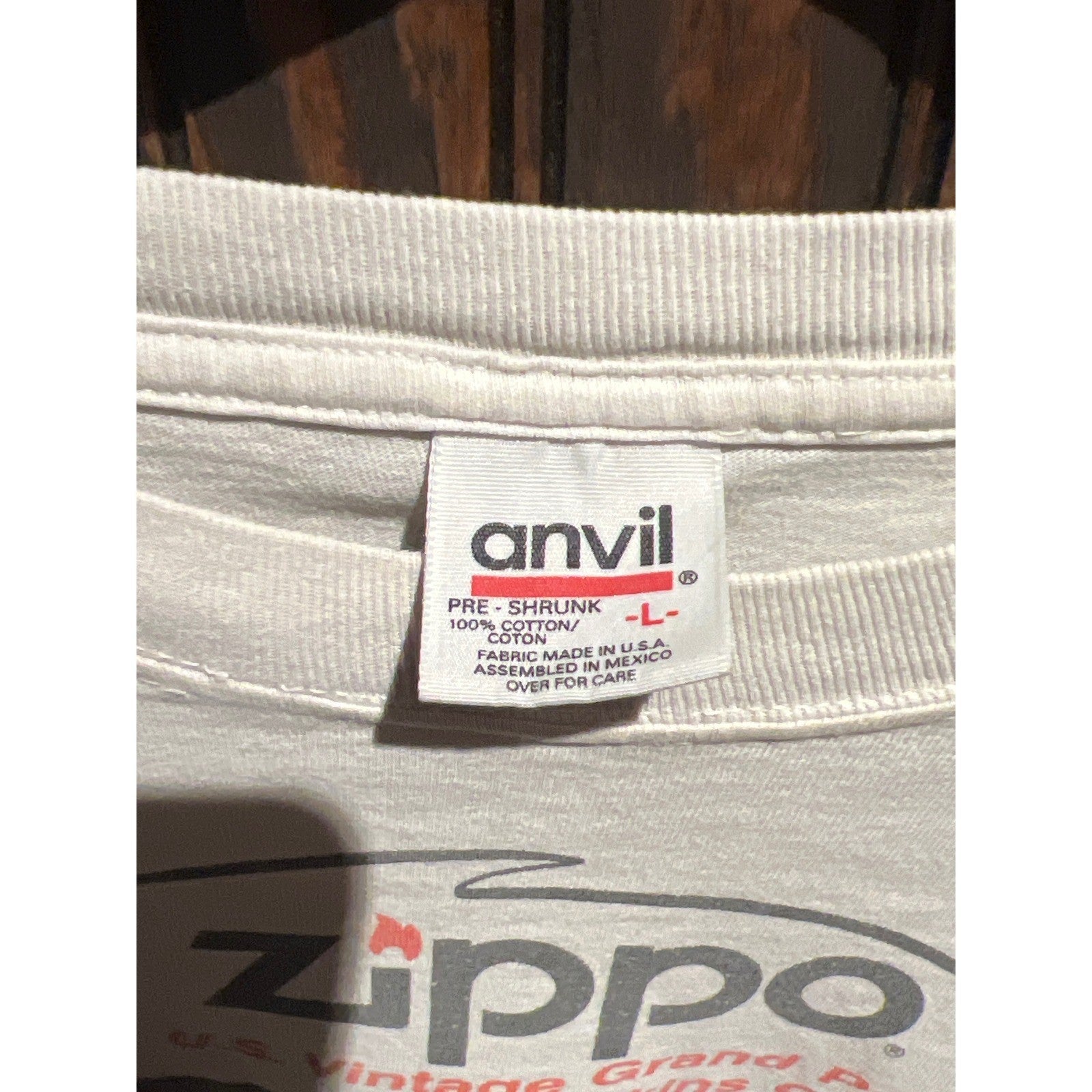 Vintage Zippo US Vintage Grand Prix Watkins Glen Racing Graphic T-Shirt White XL