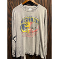 Michigan vs Ohio State Rivalry Long Sleeve Shirt Gray XL NCAA Football Graphic