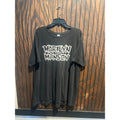 Marilyn Manson Graphic T-Shirt Black Short Sleeve Rock Band Tee Mens XL 30x24