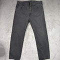 Levi's 505 Regular Fit Dark Wash Jeans Mens Size 36x32