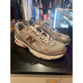 New Balance 530 Metallic Silver Burgundy Gum Running Shoes Mens 9 Women 10.5