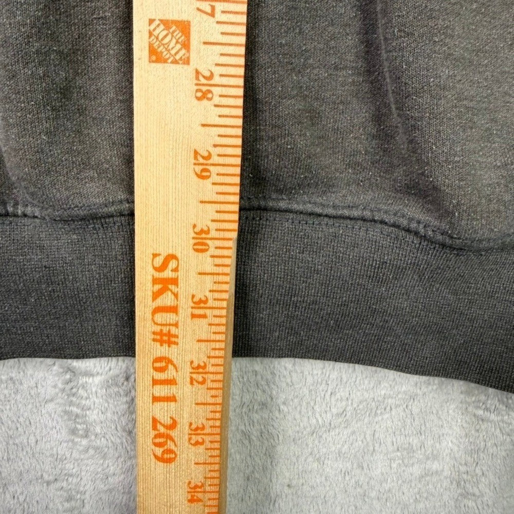 Carhartt Loose Fit Heavyweight Hooded Sweatshirt Gray 2XL Logo Sleeve