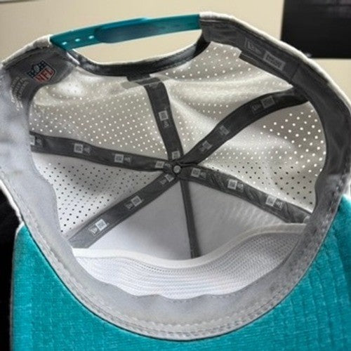 New Era Miami Dolphins NFL White Mesh Perforated Snapback Hat