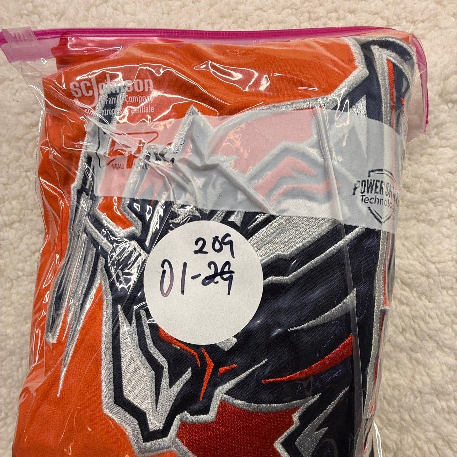 UTEP Miners Pullover Windbreaker Jacket Orange Navy White 58 Sports L G