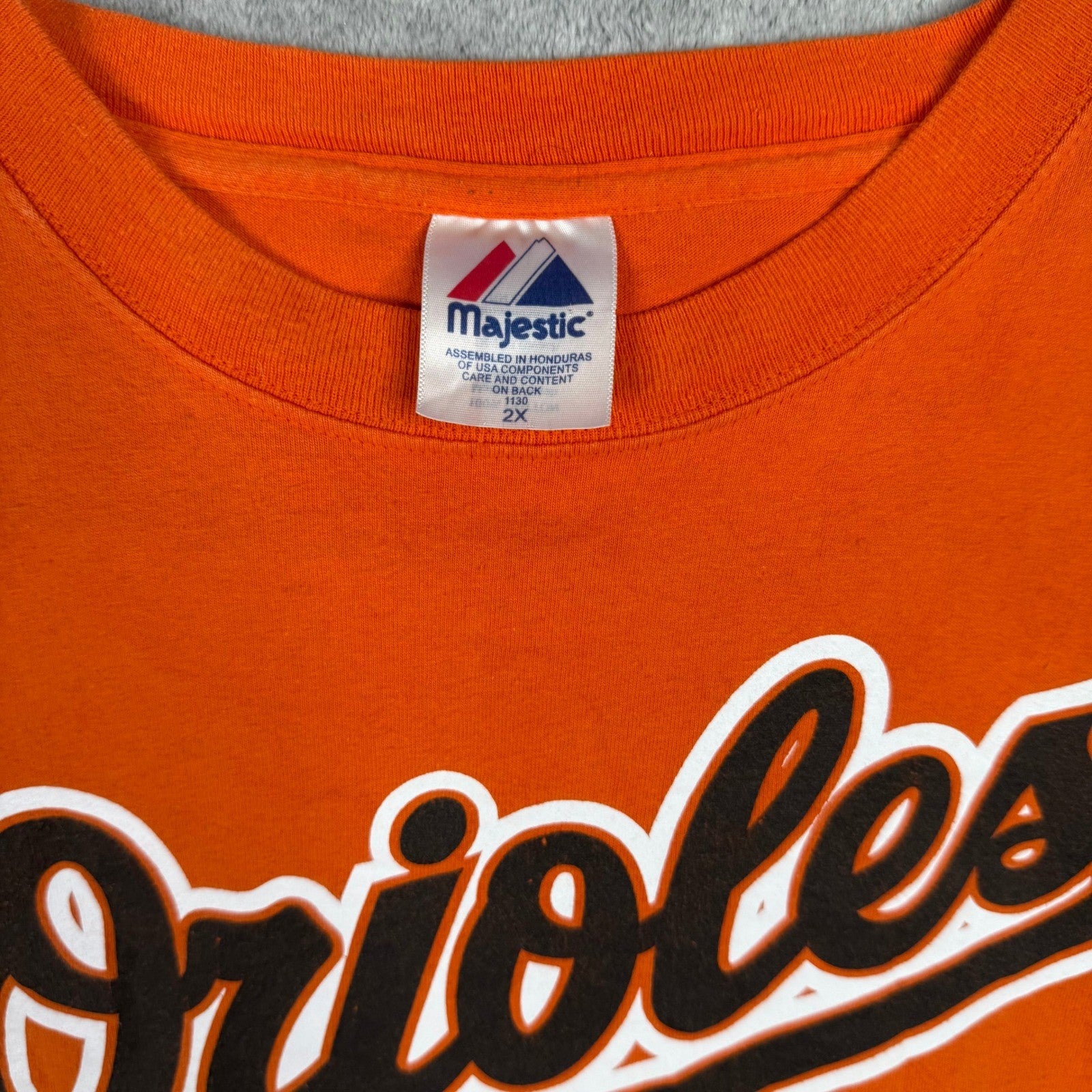 Majestic Baltimore Orioles Sosa 21 Baseball Jersey Orange 2X