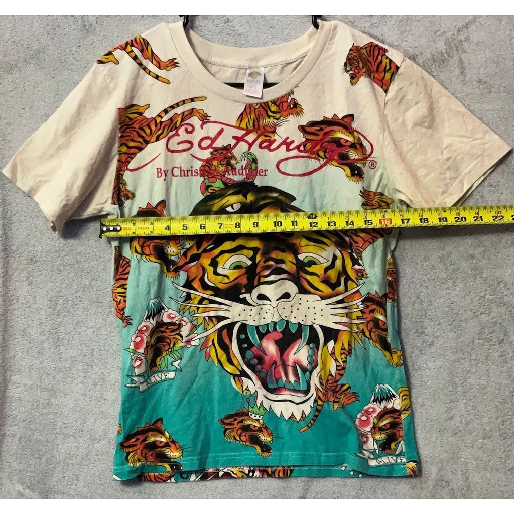 Ed Hardy Tiger Graphic T Shirt XL By Christian Audigier