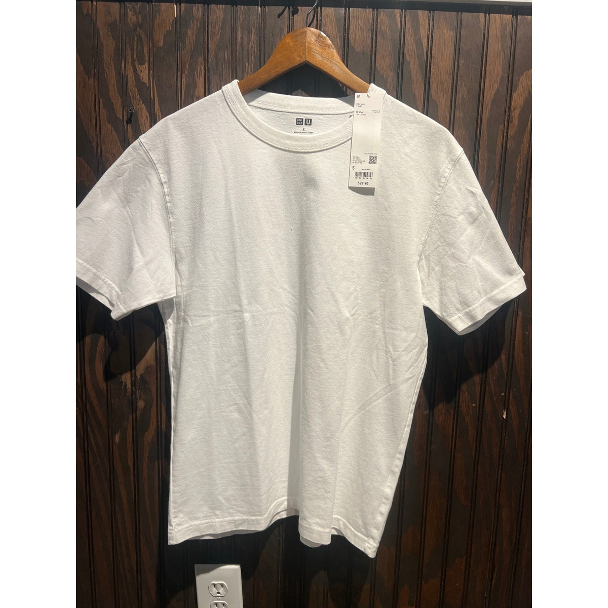 Uniqlo U Crew Neck Short Sleeve T-Shirt White 422992 Mens Small NWT