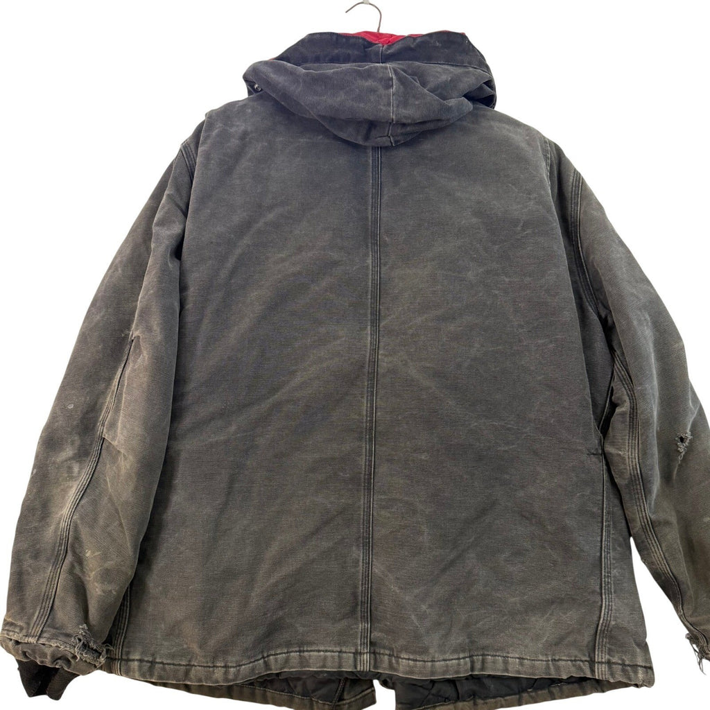 Carhartt Arctic Canvas Jacket Union Workwear C26 MOS Detachable Hood XL