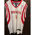 Reebok Houston Rockets Tracy McGrady 1 NBA Jersey White Stitched Mens XL +2