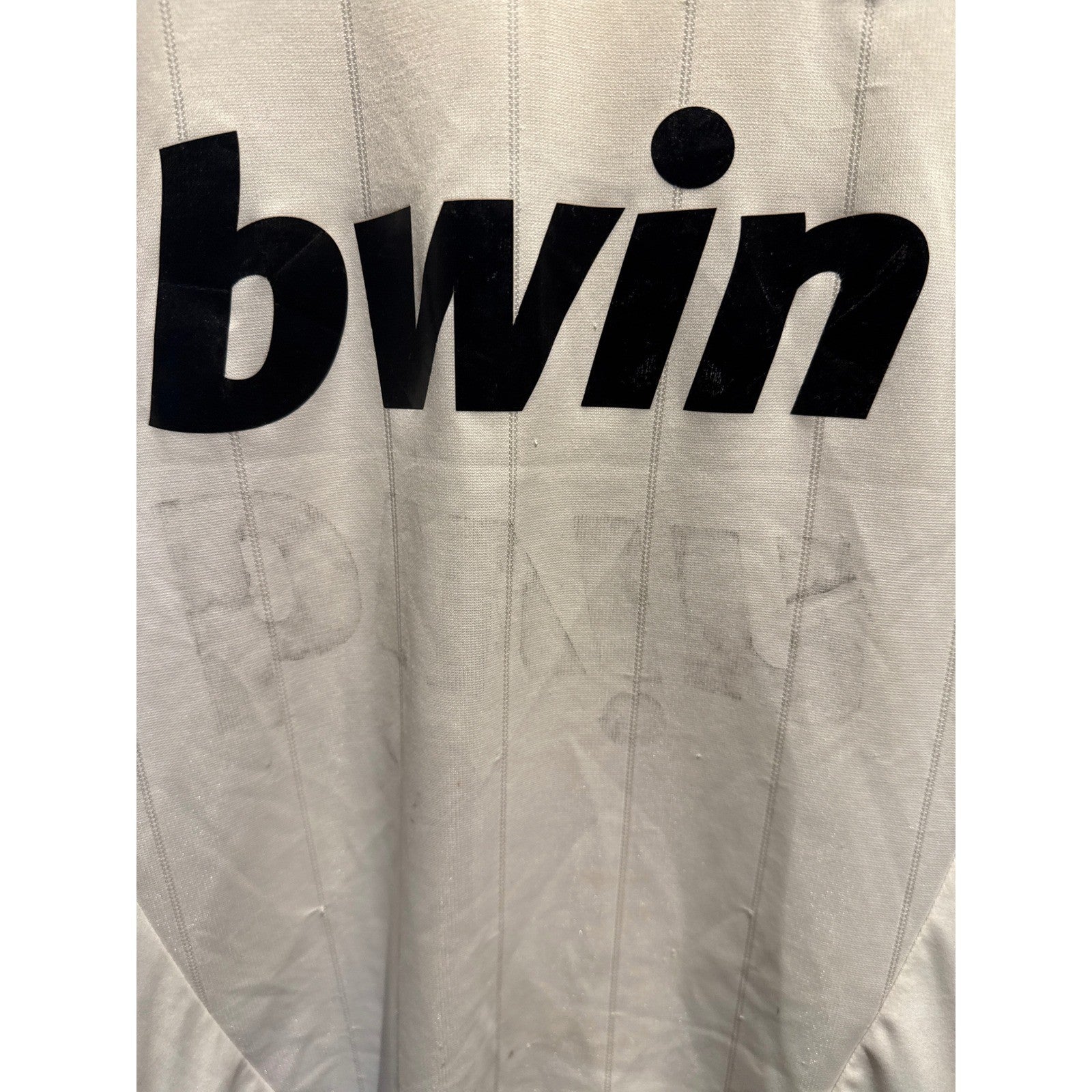 Adidas Real Madrid 2012 2013 Home Jersey White 110 Anos Patch Bwin Mens Medium