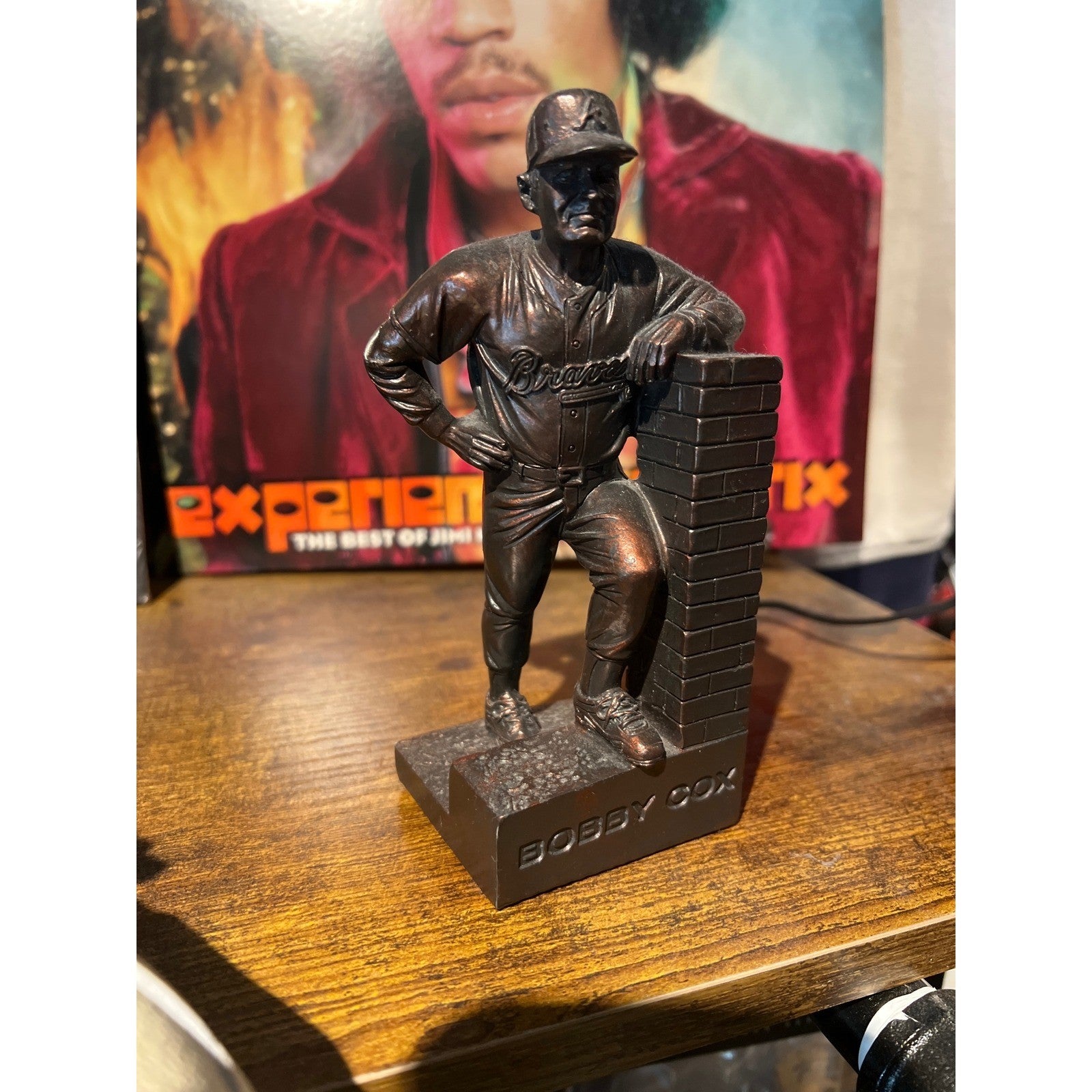 Atlanta Braves Bobby Cox Bronze Tone Commemorative Statue MLB Figurine Manager