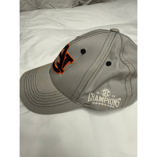 Auburn Tigers SEC Football Champions 2013 Baseball Cap Hat Gray Adjustable