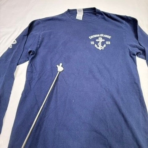 Delta Pro Weight Cayman Islands Long Sleeve Graphic T Shirt Mens Size M