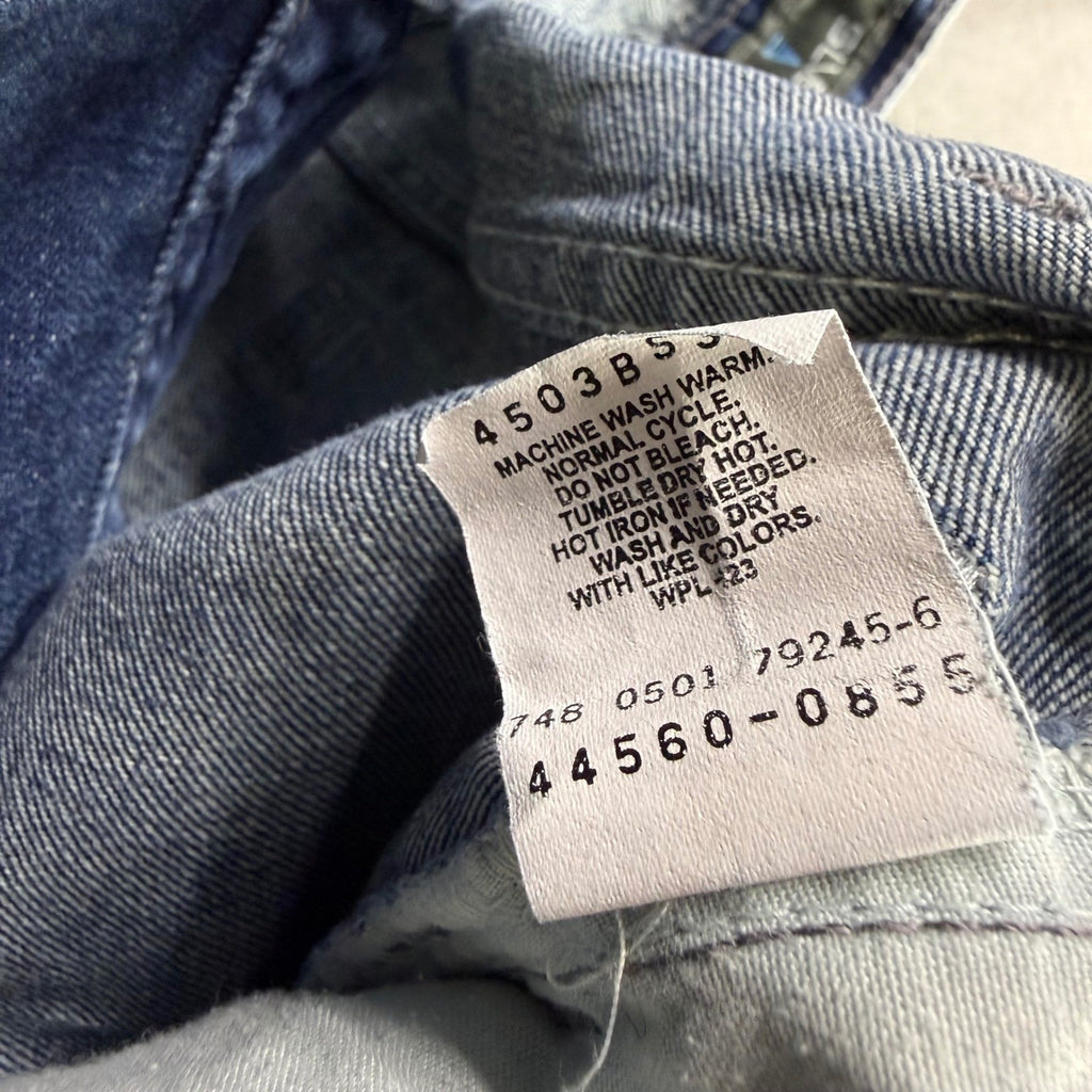 Silver Tab by Levi's Mens Jeans Blue Denim Straight Leg Size 36x32