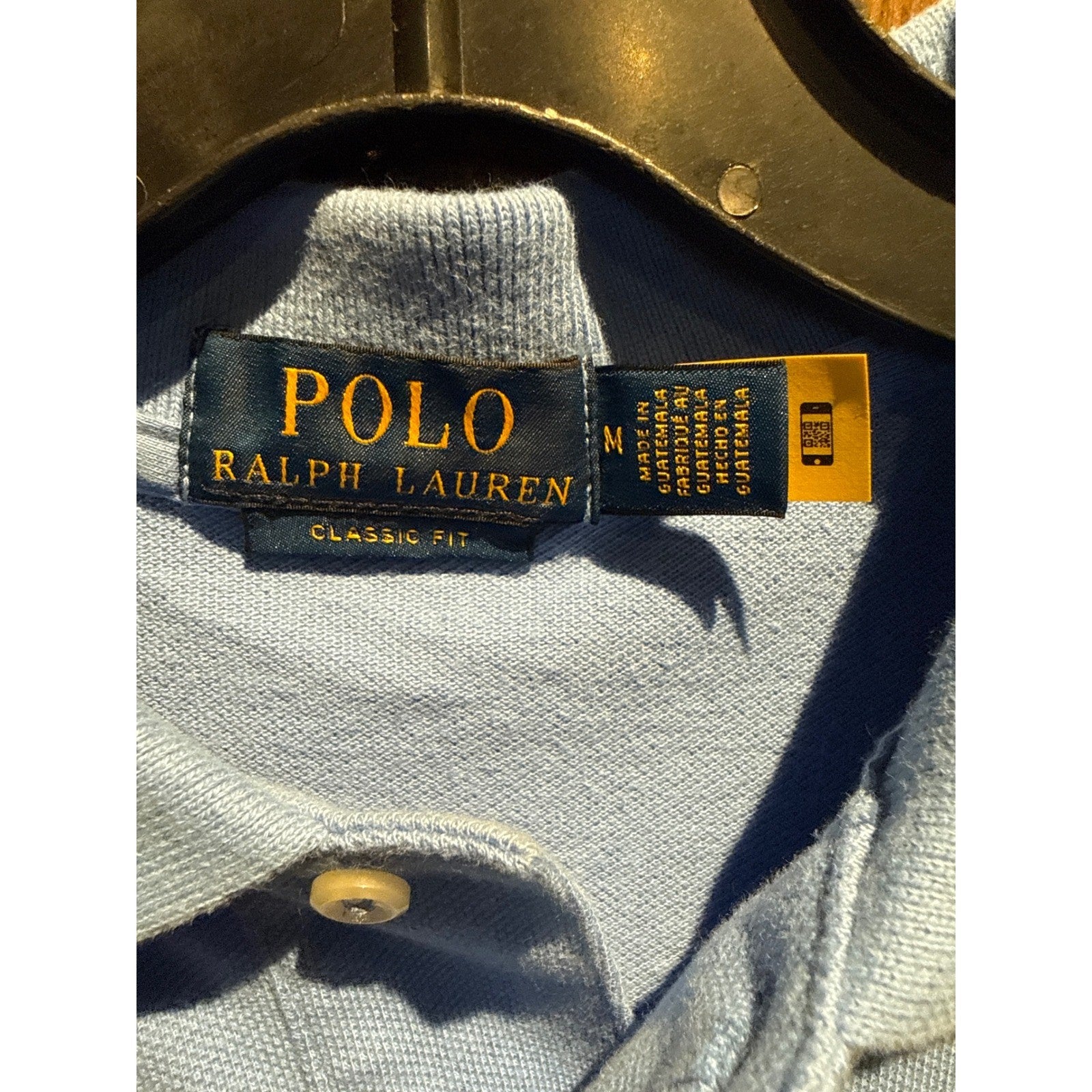 Polo Ralph Lauren Mens Classic Fit Short Sleeve Pique Polo Shirt Light Blue XL