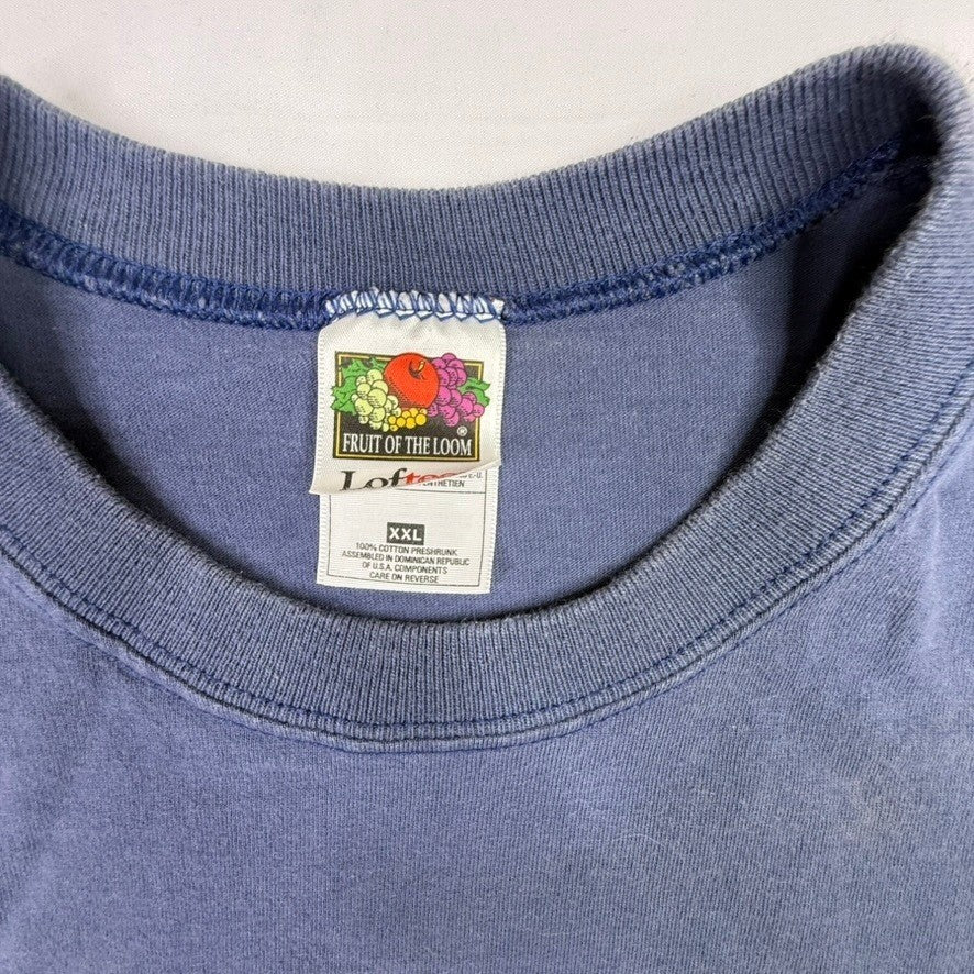 Fruit of the Loom Tomahawk Open House Colorama Graphic T Shirt XXL