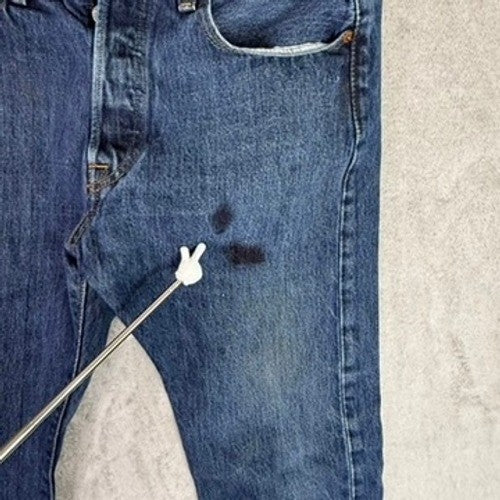 Levi's 501 Button Fly Jeans Medium Wash Denim Straight Leg Men's Size 32x30