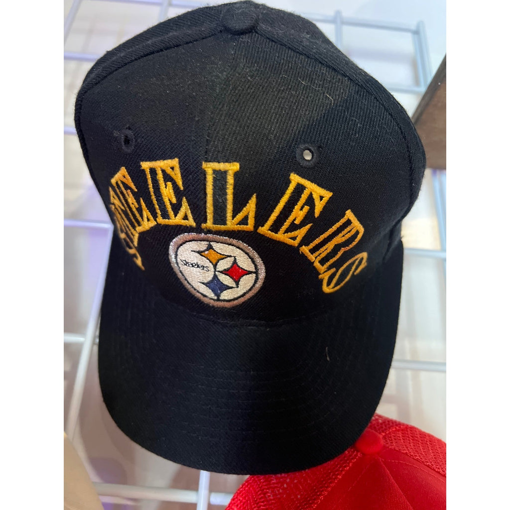 Pittsburgh Steelers Snapback Hat Black Gold NFL Football Embroidered Cap OSFM