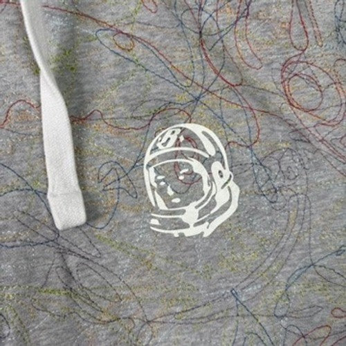 Billionaire Boys Club Astronaut Hoodie Grey All Over Print Mens XL