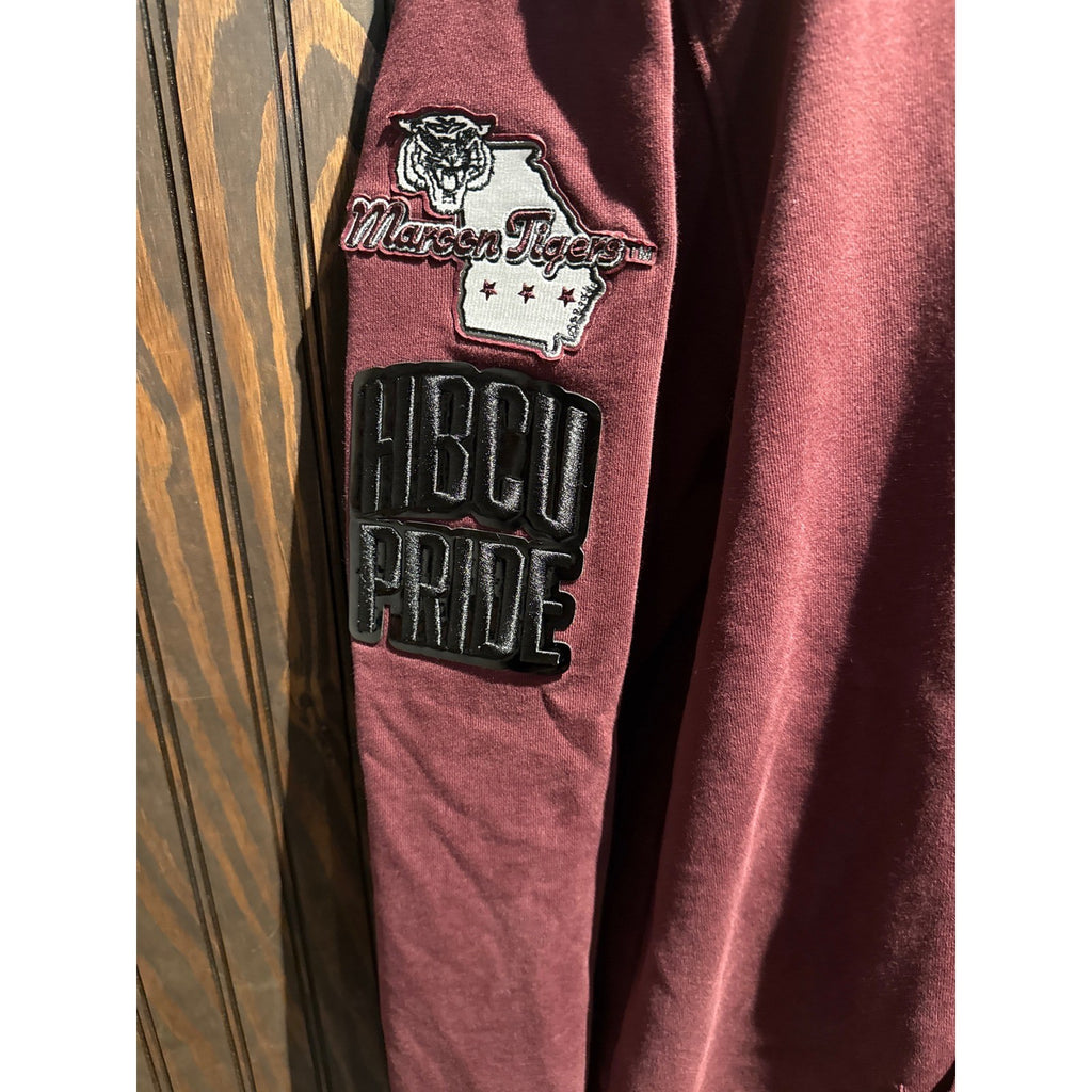 Morehouse College Maroon Tigers HBCU Pullover Hoodie Chenille XL
