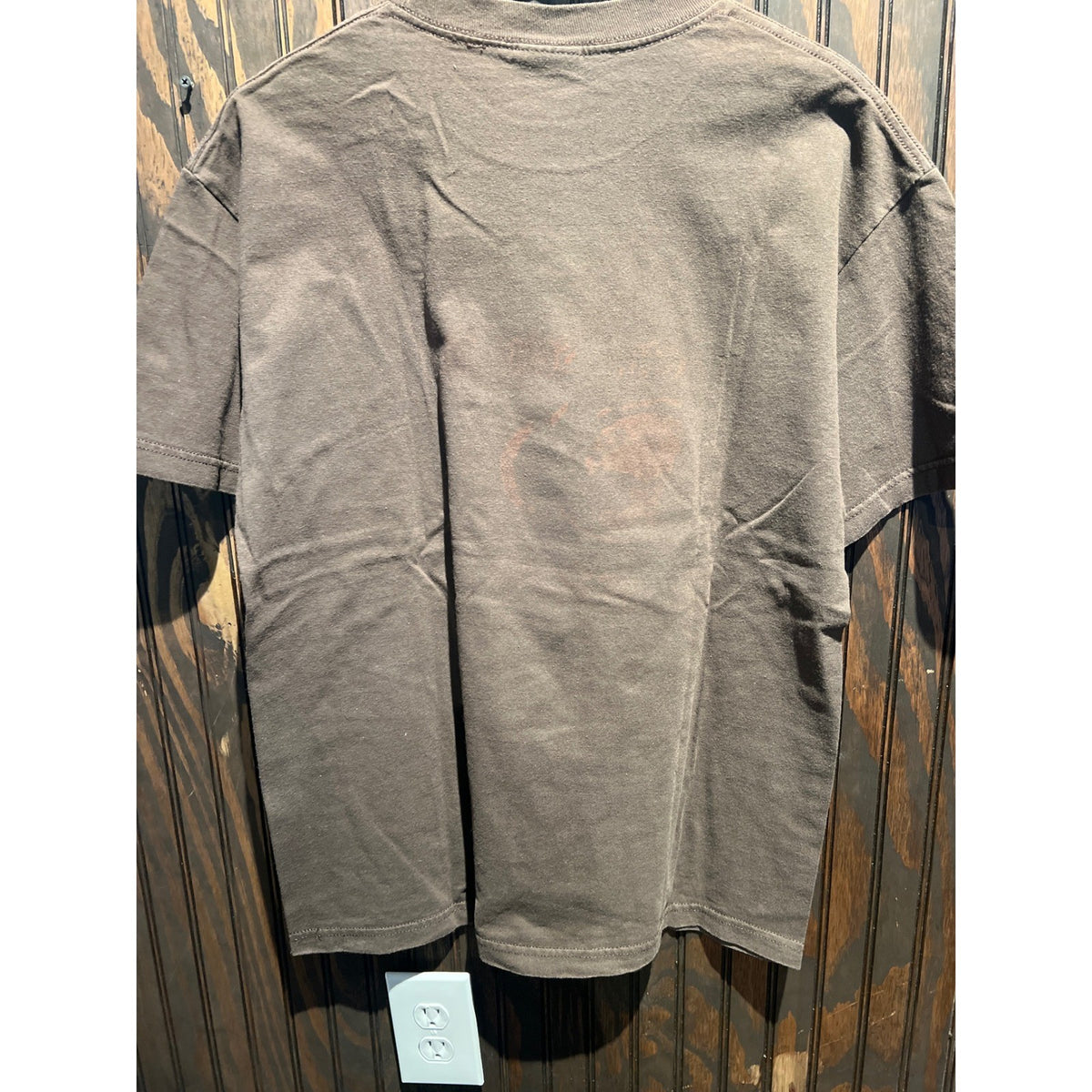 Nikola Tesla Inventions Graphic T-Shirt Brown Science Engineering Tee Mens L