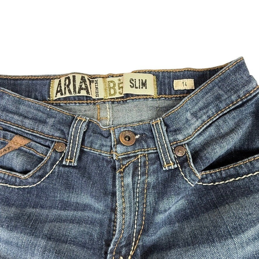Ariat Womens B5 Slim Fit Denim Jeans Blue Size 14