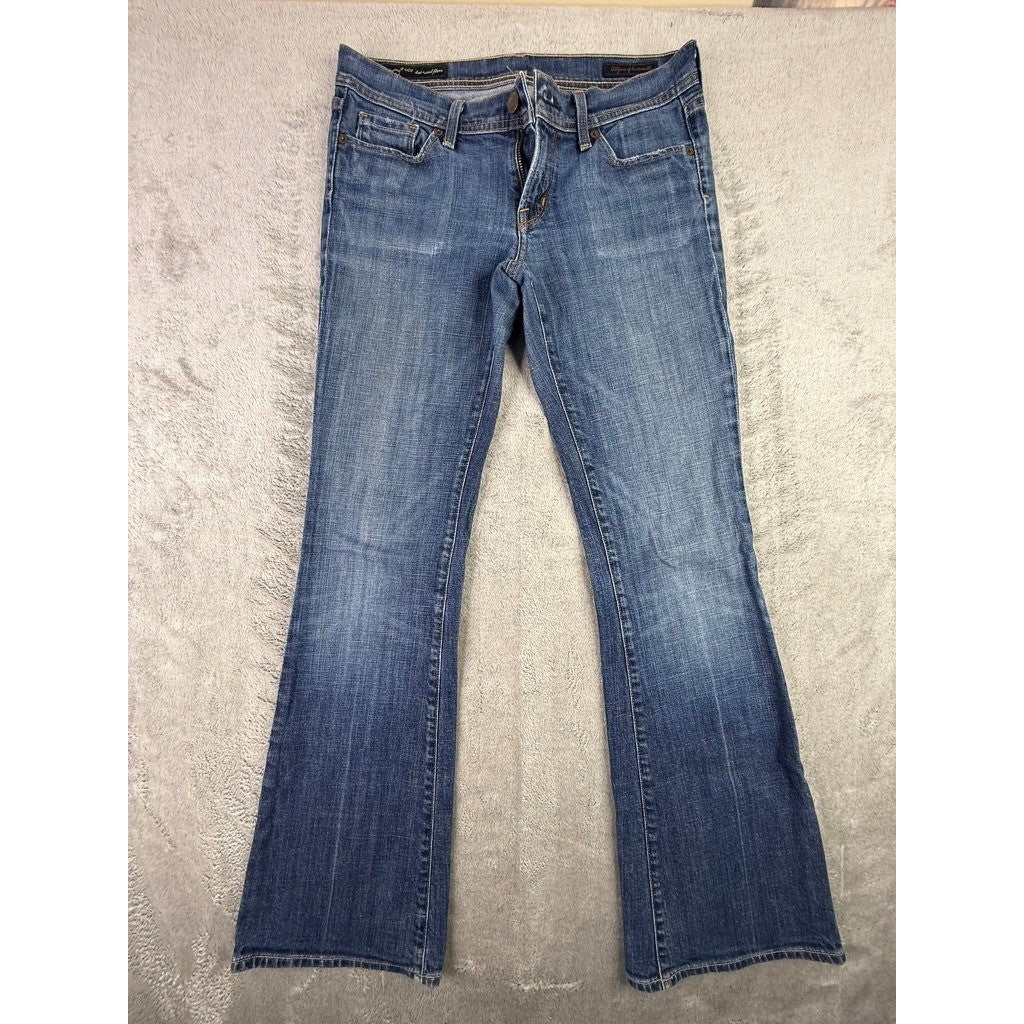 Citizens of Humanity Ingrid 002 Low Waist Flare Jeans Blue Stretch Size 29 USA