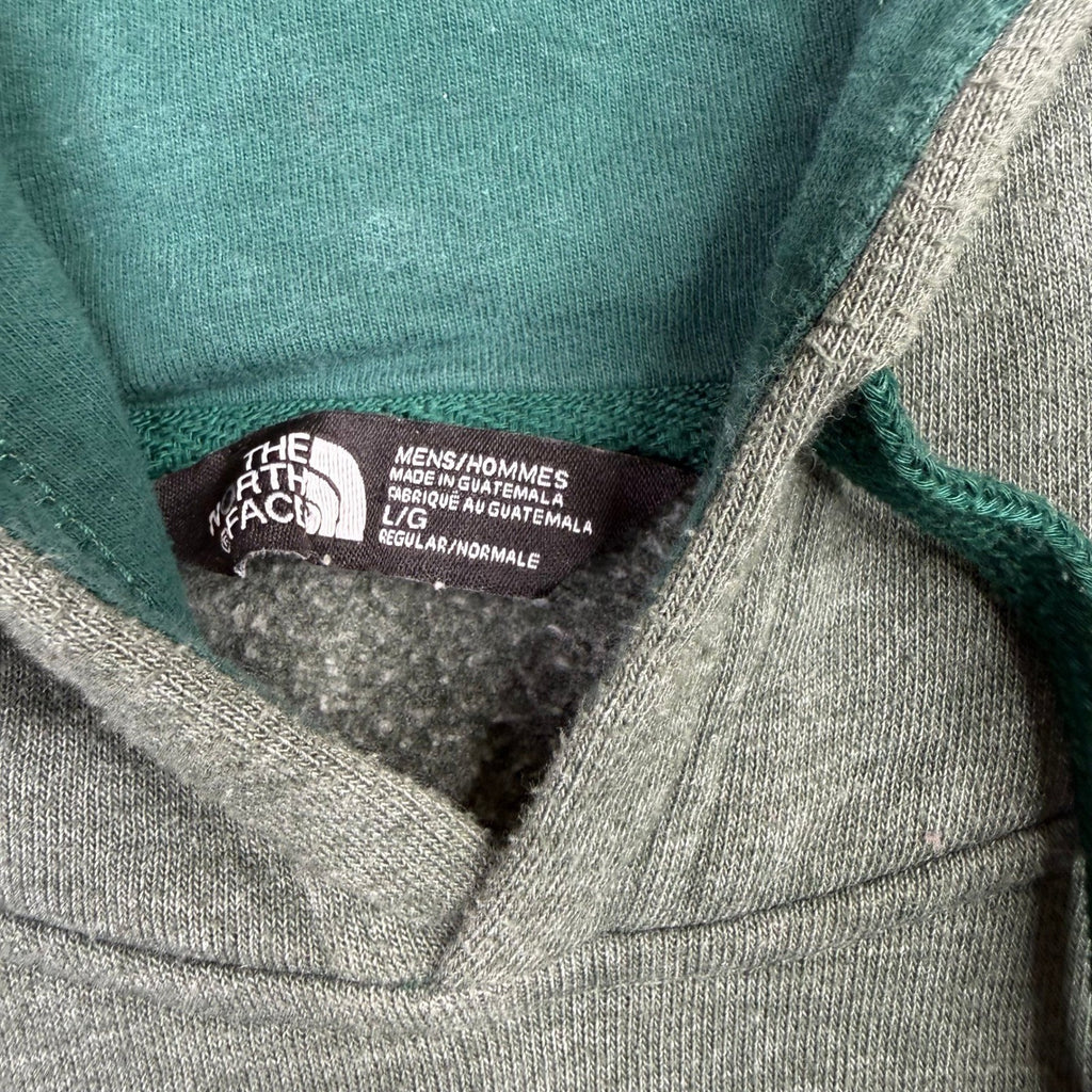 The North Face Green Logo Hoodie Men's Large Pullover Casual Comfort