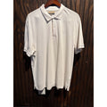 Burberry London England Mens White Cotton Pique Polo Shirt Nova Check Trim XL