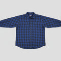 Patagonia Organic Cotton Flannel Men's XL Blue Plaid Long Sleeve Button Down