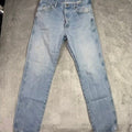 Wrangler Men's Light Wash Straight Leg Denim Jeans Size 36x34