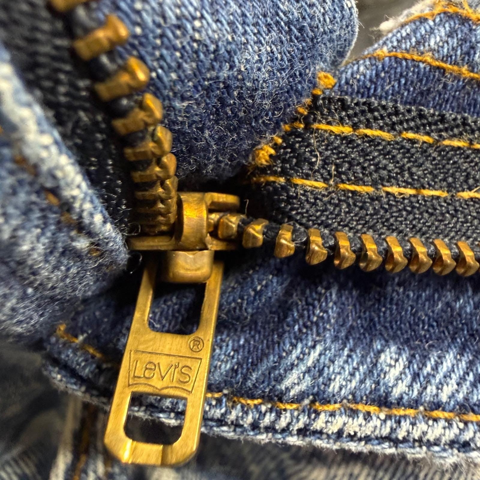 Vintage 80s Levi's 515 Orange Tab Acid Wash Made in USA