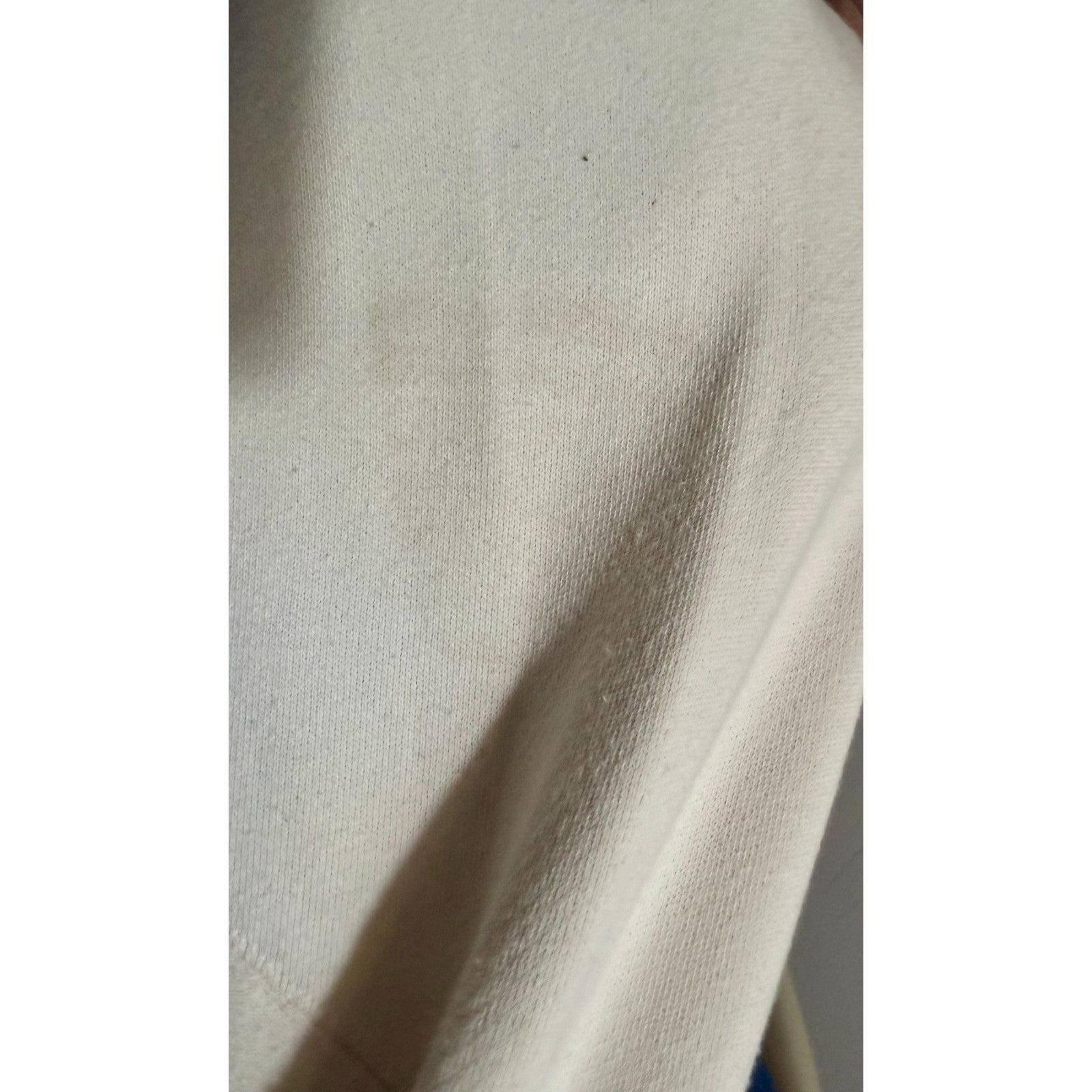 Gucci Interlocking G Logo Hoodie Cream Off-White Cotton Pullover 475374 Mens 2XL