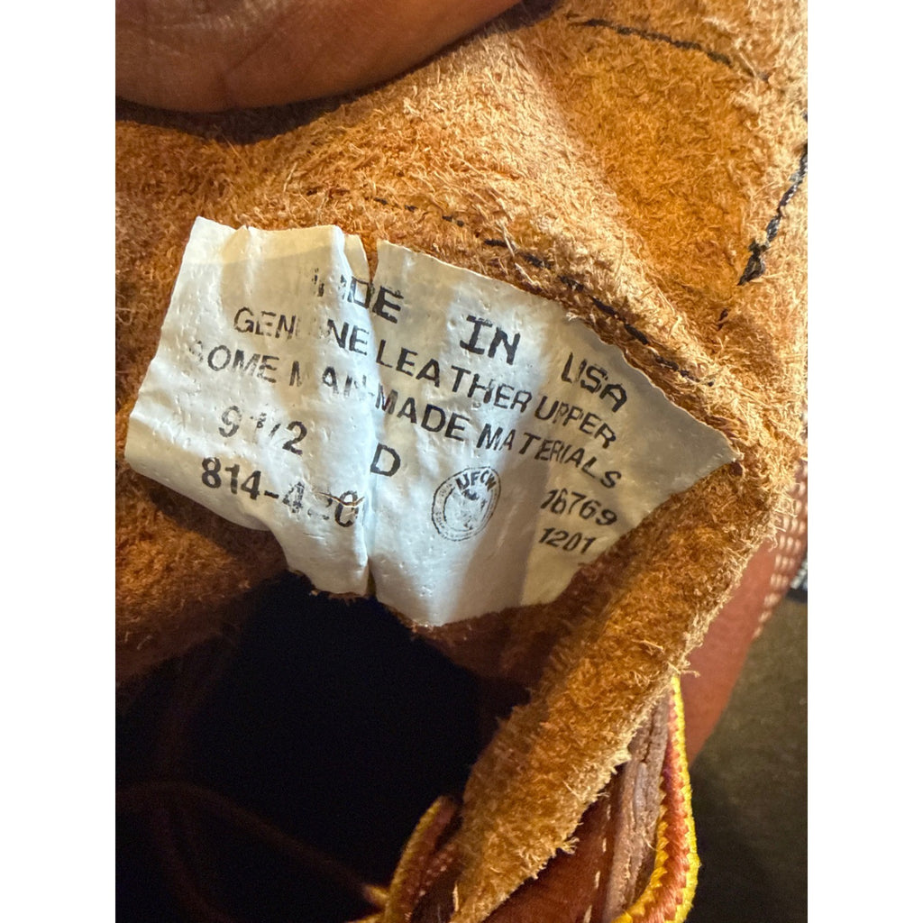 Thorogood American Heritage Tobacco Oil-Tanned Leather Moc Toe Work Boots 6in
